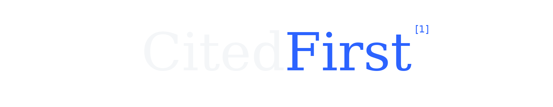 CitedFirst logo for Nottingham visibility services