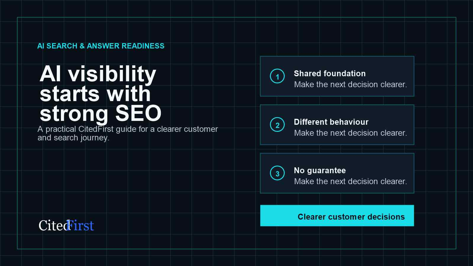 AI Visibility vs SEO: What Is Different and What Still Matters? decision framework