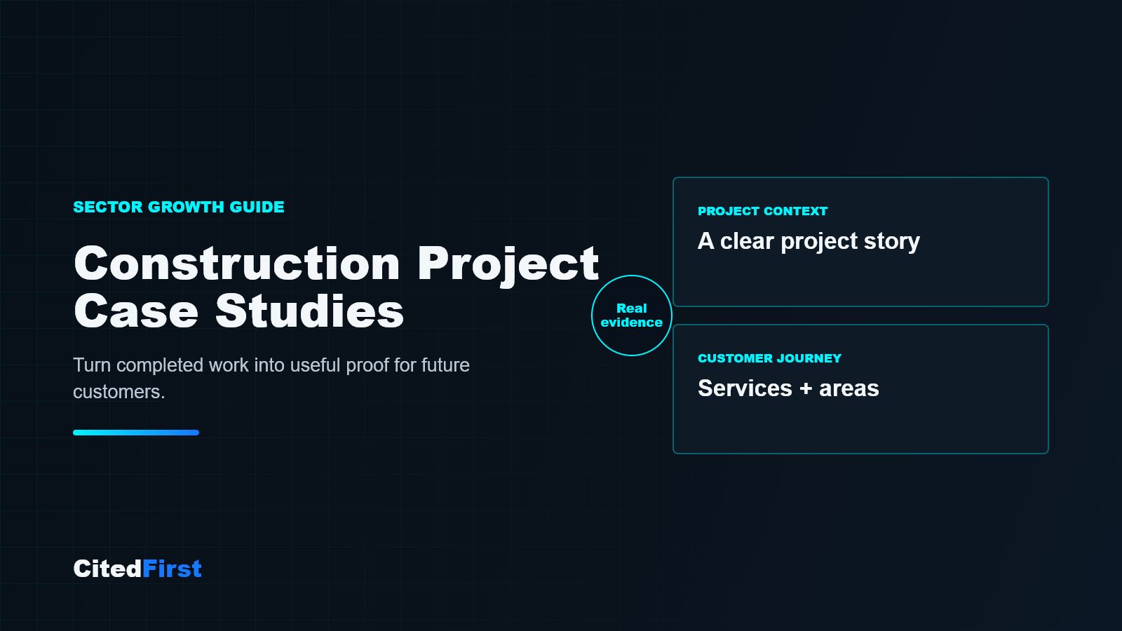 Construction project case study website guide